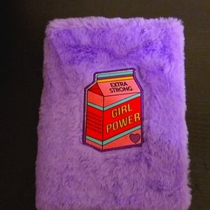 Extremely soft purple notebook a lot of pages